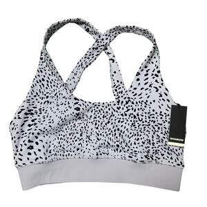 Monrow Lavender Gray Sports Bra